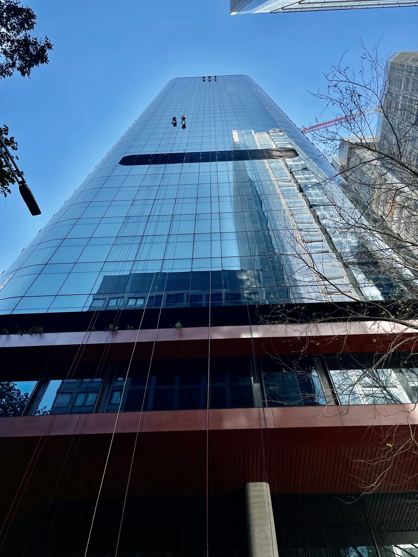 Tower façade works